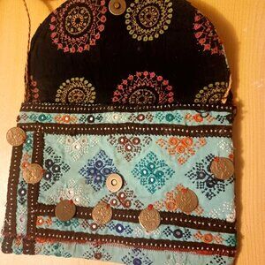 Handmade Indian clutch NWOT